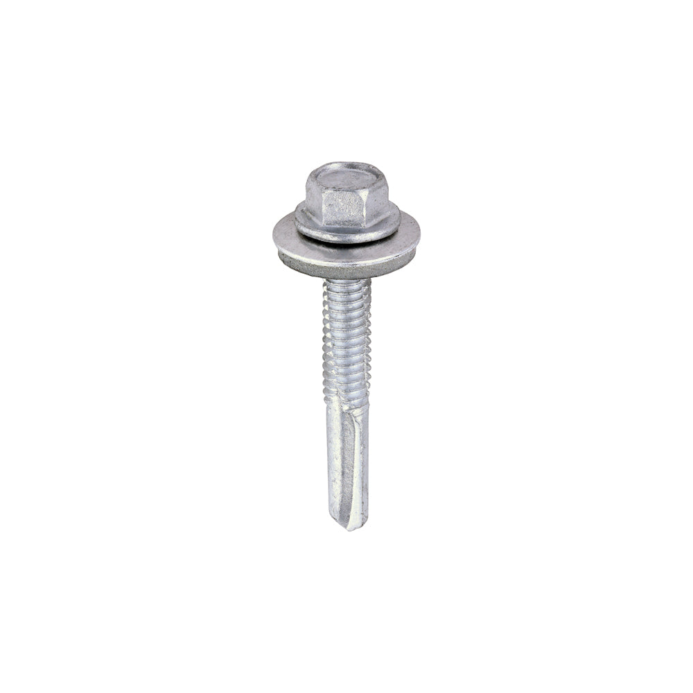Hex Head Tek Screws with EPDM Washers for Heavy Gauge Steel