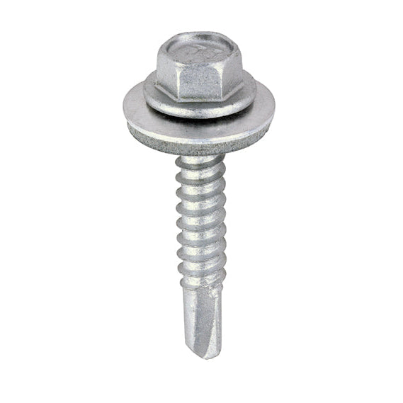 Hex Head Tek Screws with EPDM Washers for Light Gauge Steel