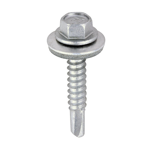 Hex Head Tek Screws with EPDM Washers for Light Gauge Steel