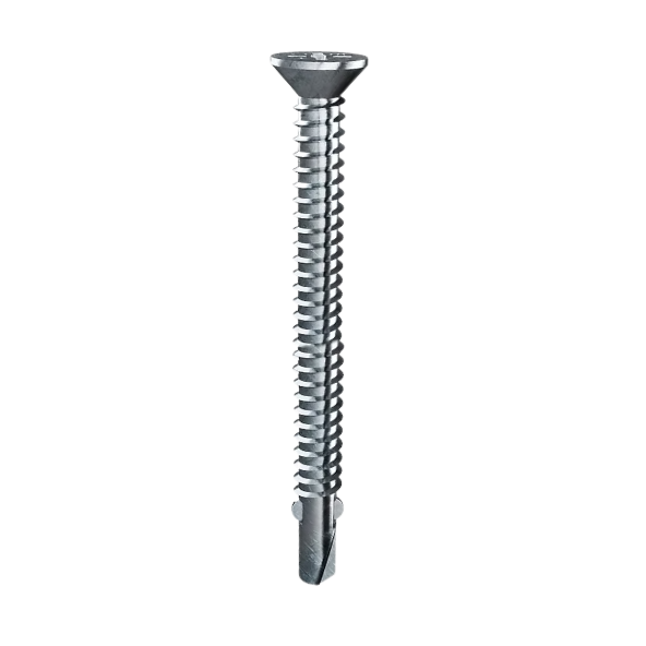 Bi-Metal Countersunk Tek Screws for Light Gauge Steel